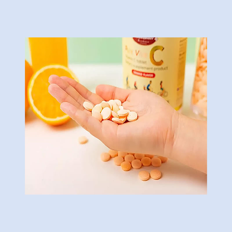 Comprimés de vitamine C personnalisés 1000 mg pour le fabricant