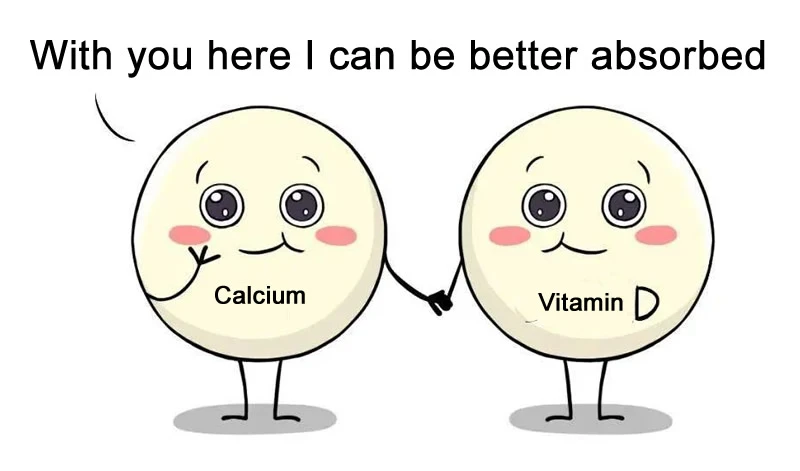 La relation entre la vitamine D et le calcium